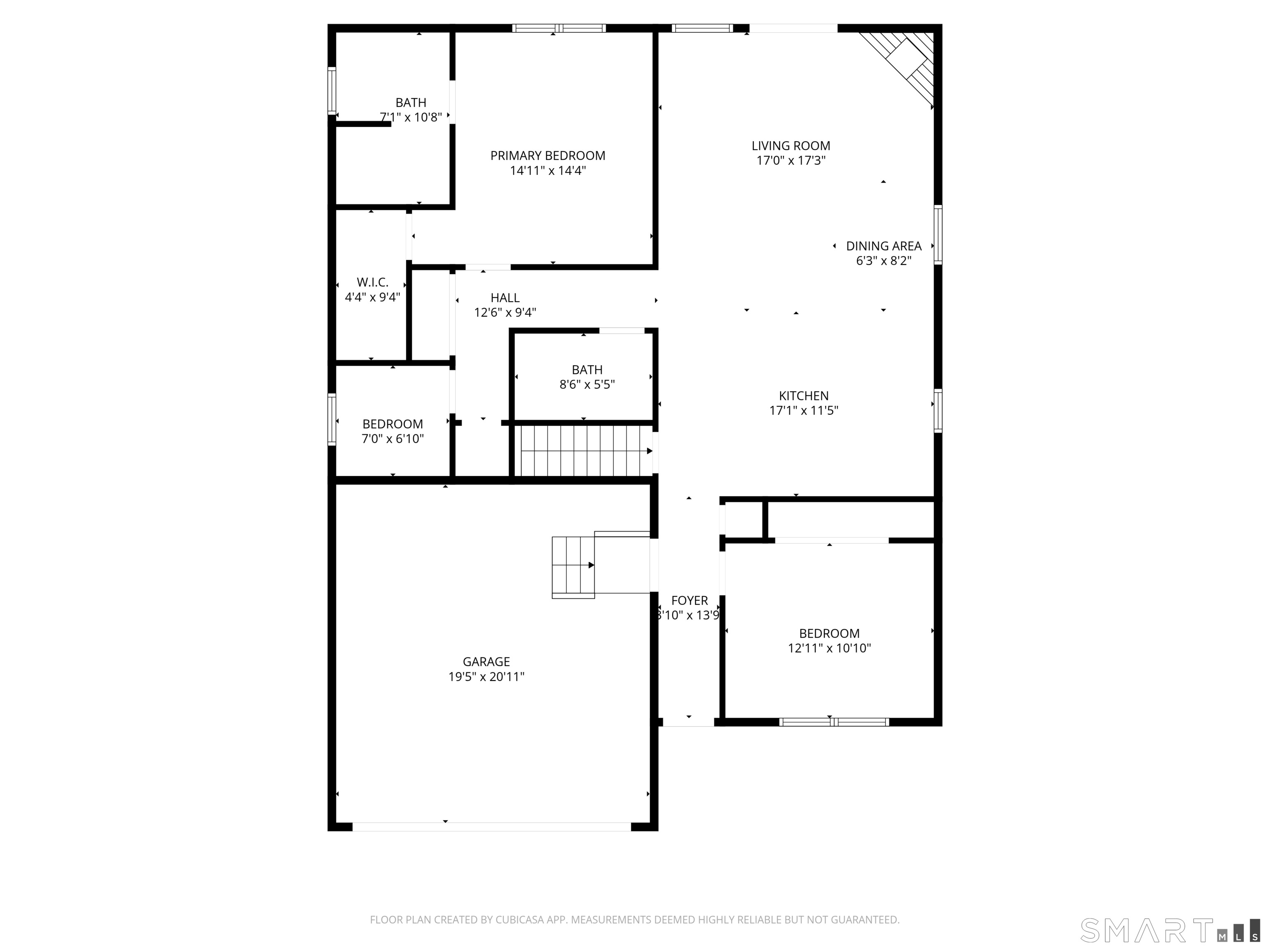 24 Center Court, Unit 24 Colchester, CT 06415 - Photo 31 of 36 a picture of a floor plan