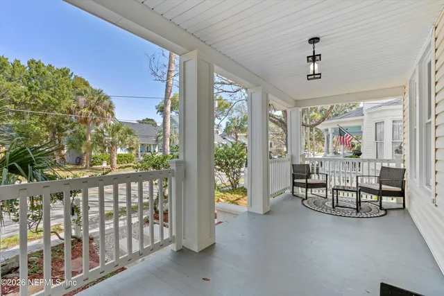 a front view of a house with entryway