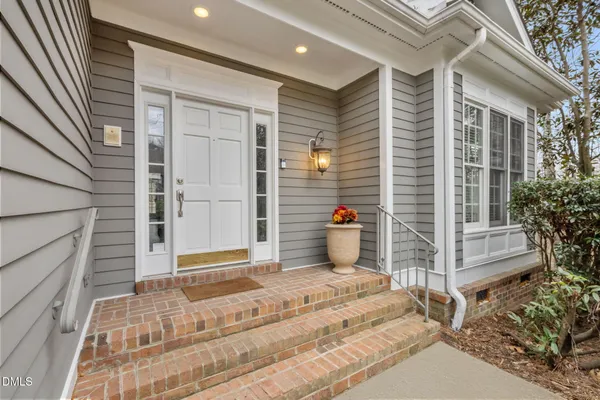 a view of a door of the house