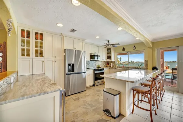 a view of outdoor space with seating area