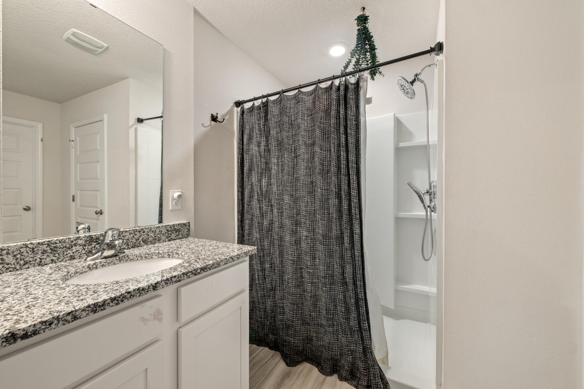 810 Otto Loop Crestview, FL 32539 - Photo 27 of 41 a bathroom with a granite countertop sink and shower