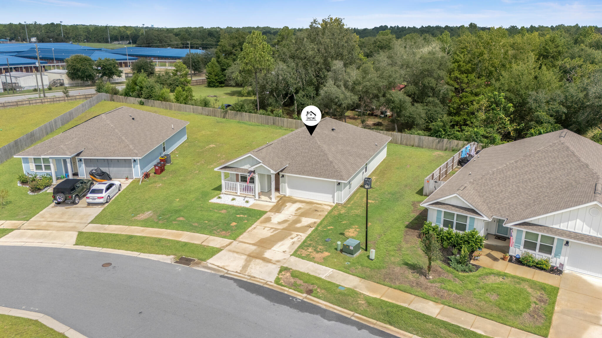810 Otto Loop Crestview, FL 32539 - Photo 33 of 41 an aerial view of a house with a garden