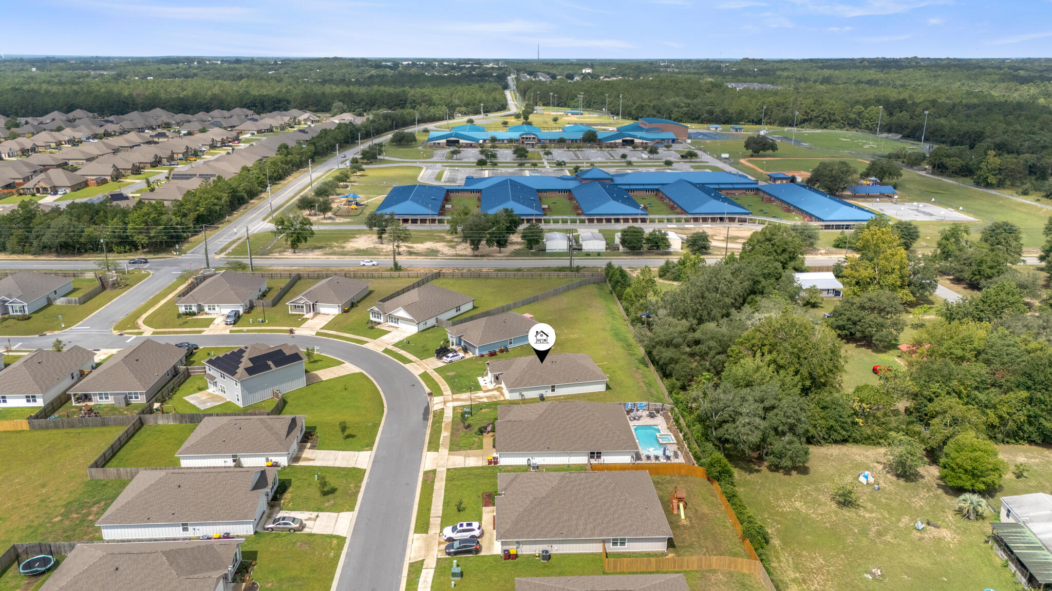 810 Otto Loop Crestview, FL 32539 - Photo 34 of 41 a view of a city with mountains in the background