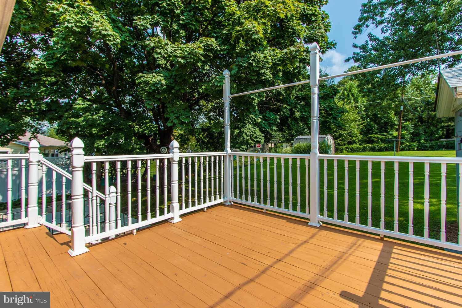 103 Oakmere Road Owings Mills, MD 21117 - Photo 21 of 25 Rear Deck off kitchen