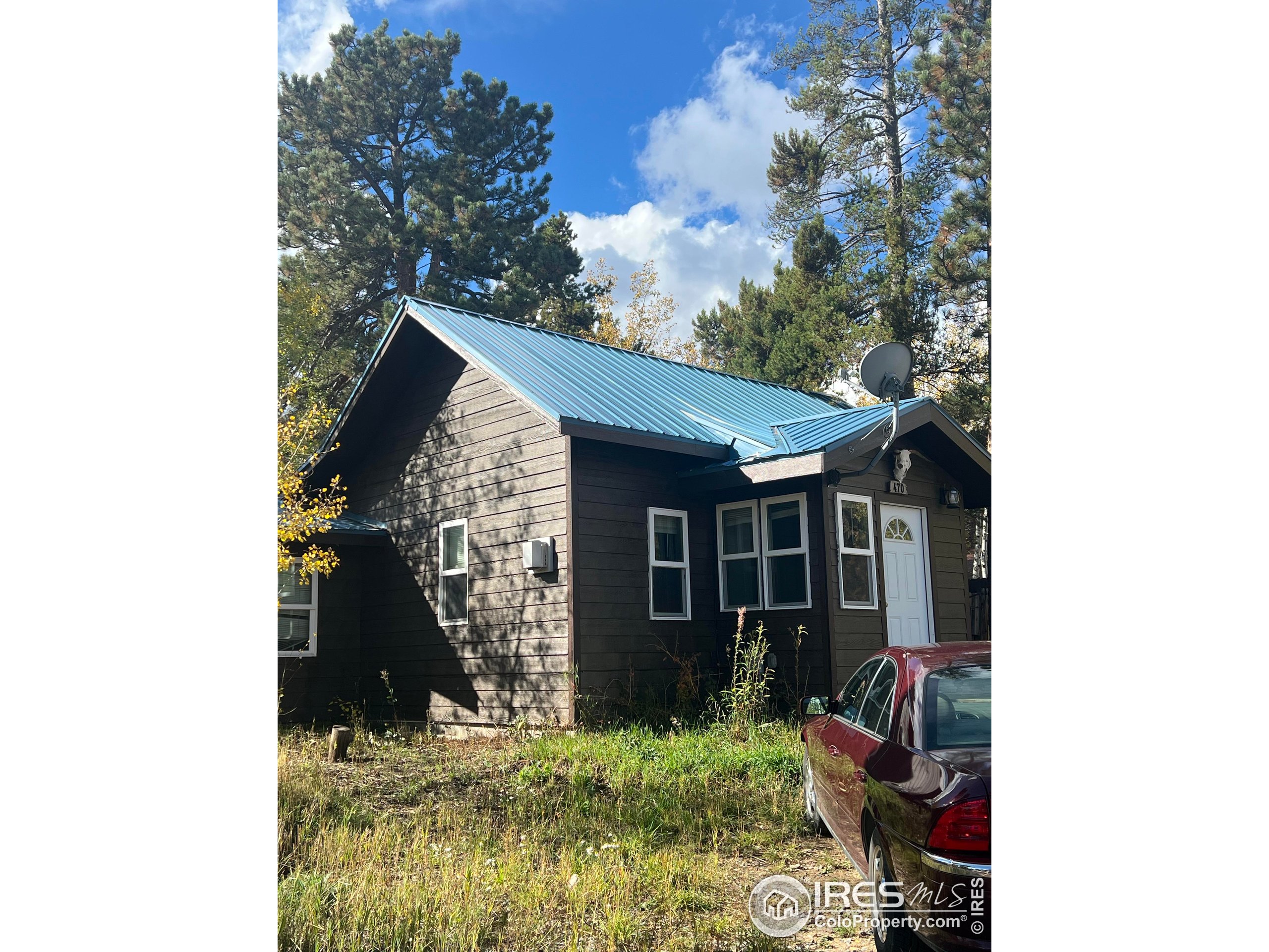 470 West Spring Street Nederland, CO 80466 - Photo 16 of 19 a backyard of a house with lots of green space