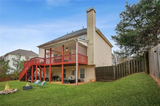 a view of outdoor space and yard