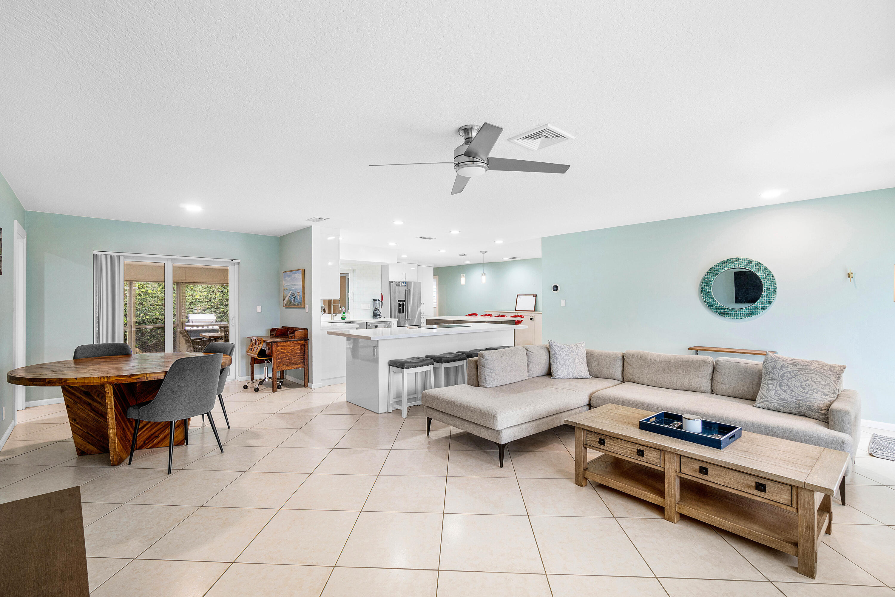 400 Northeast 43rd Street Boca Raton, FL 33431 - Photo 8 of 36 Living Room angle towards kitchen