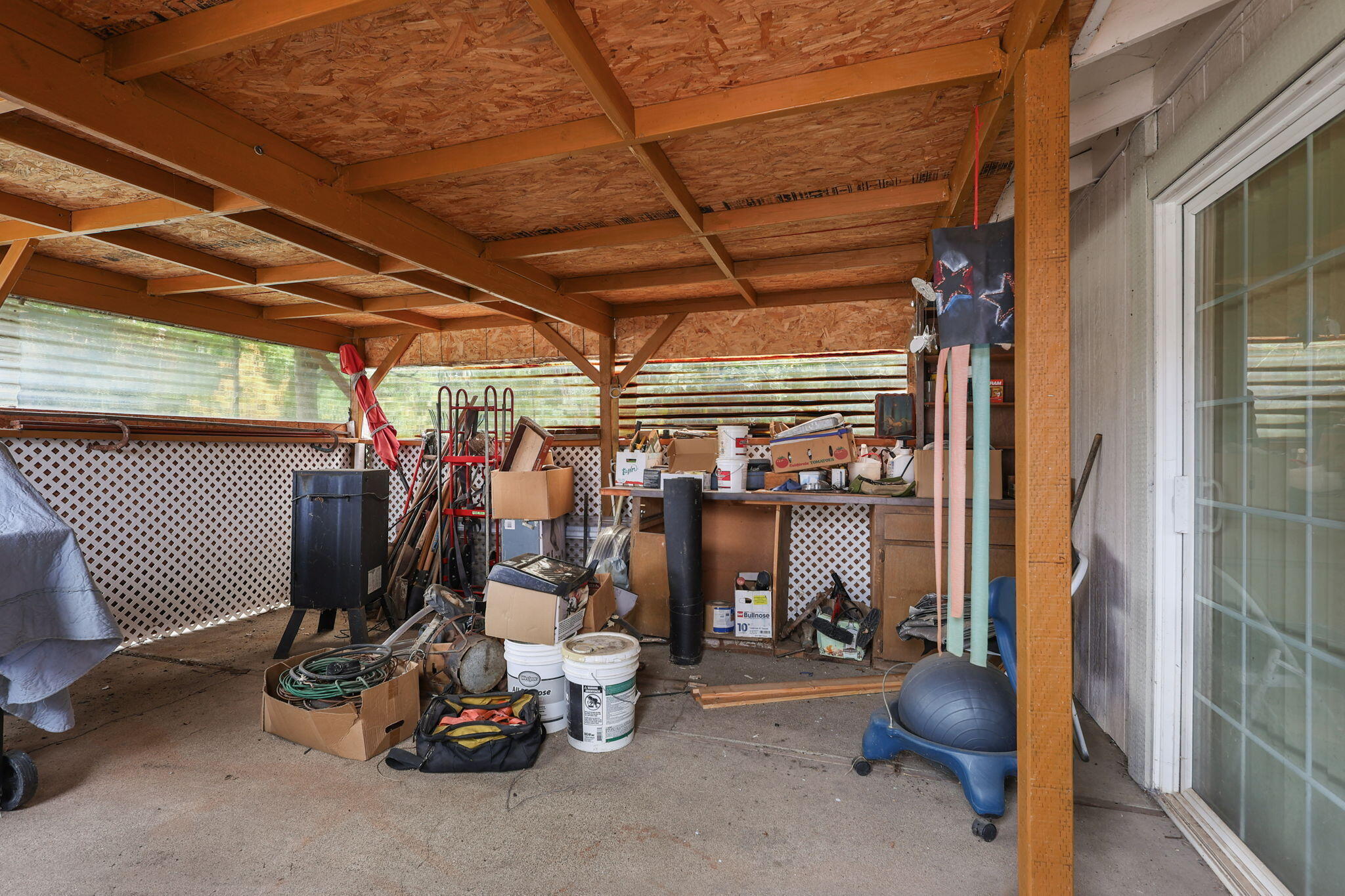 18385 Bowman Road Cottonwood, CA 96022 - Photo 32 of 39 a view of a room with gym equipment