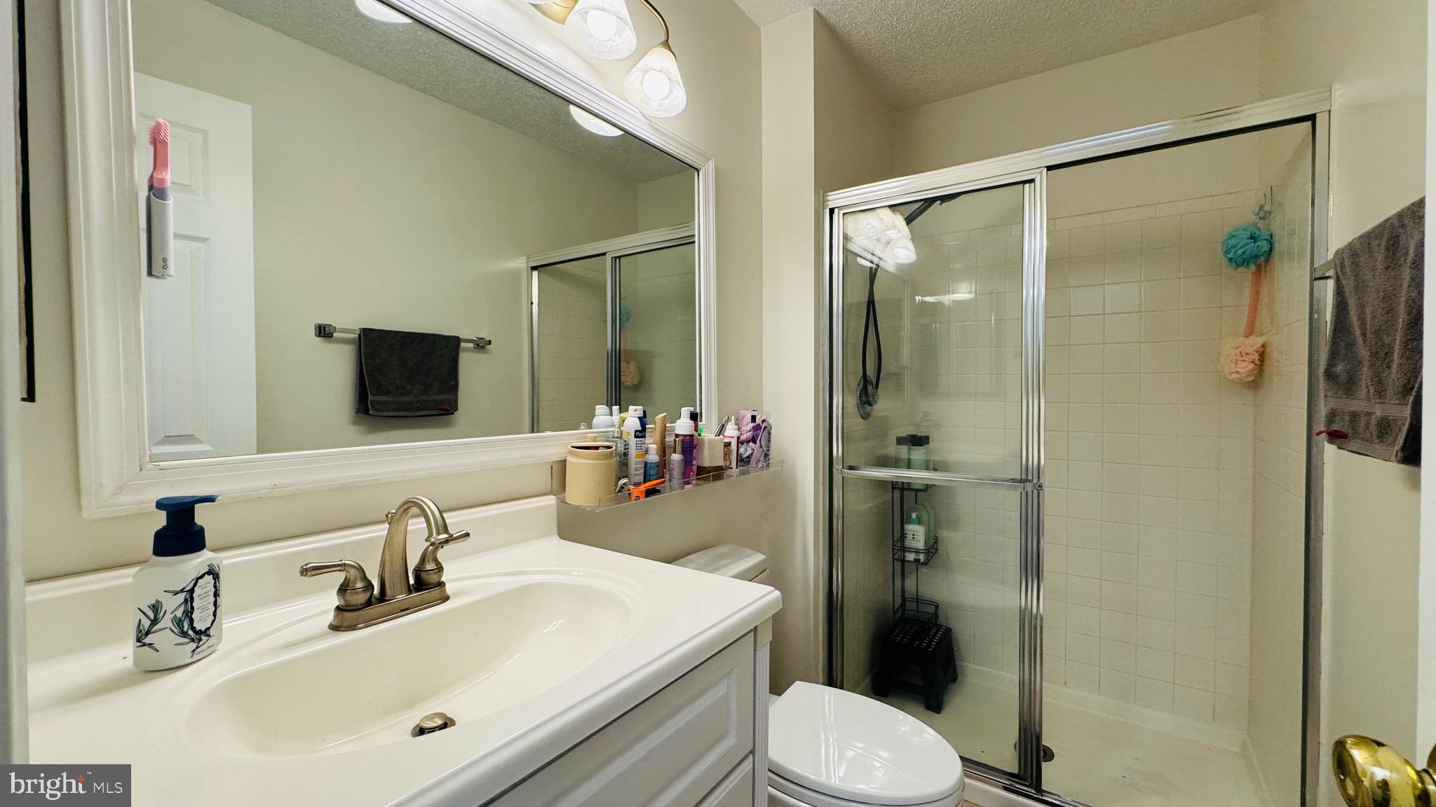 12012 Golf Ridge Court, Unit 374 Fairfax, VA 22033 - Photo 16 of 38 a bathroom with a sink toilet and shower