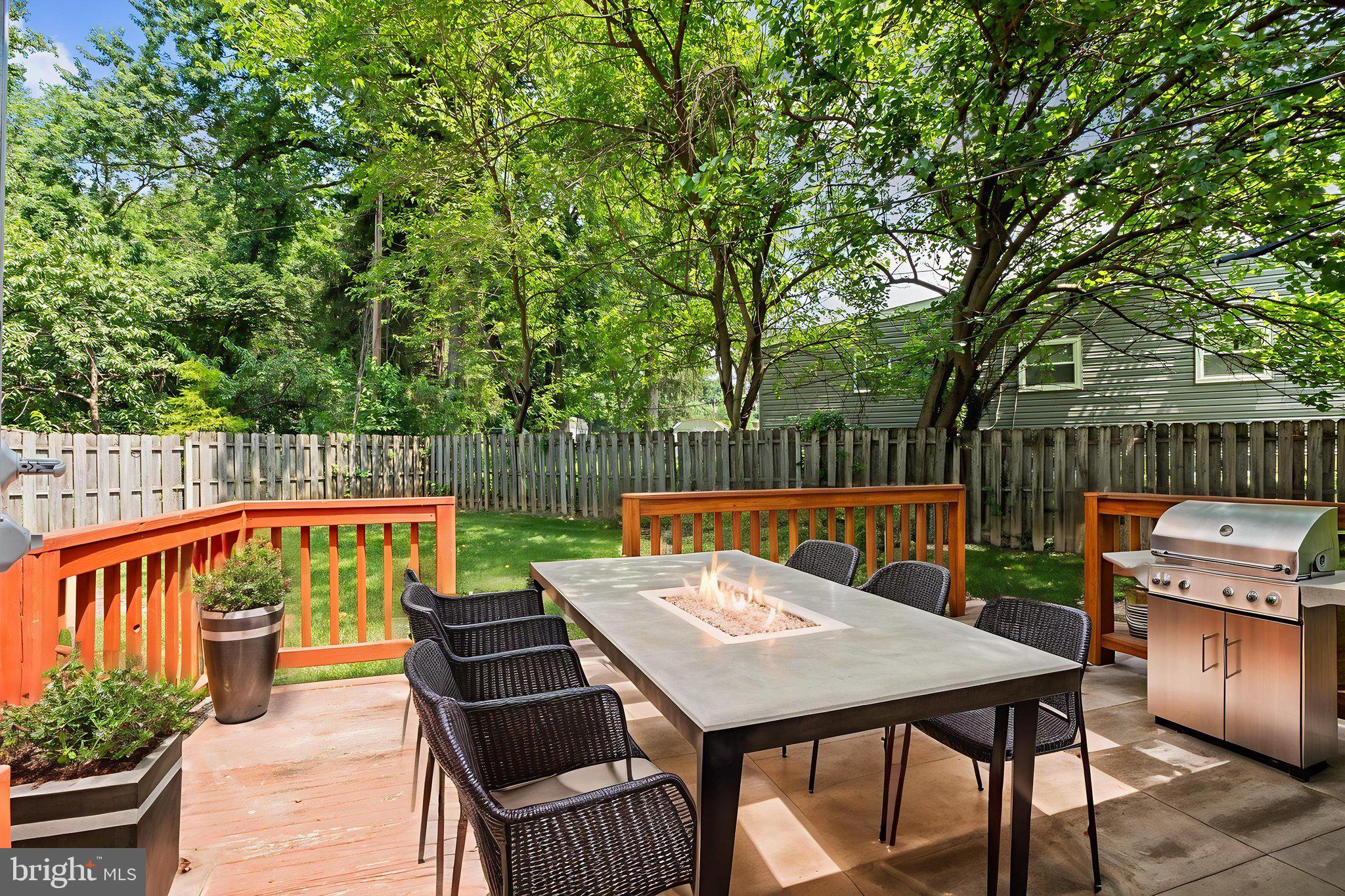 144 Cedarmere Road Owings Mills, MD 21117 - Photo 28 of 32 Back deck - virtually staged