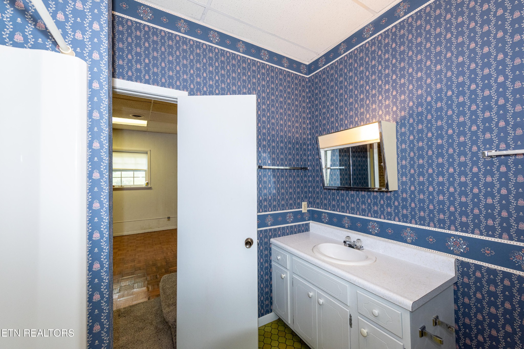 133 Windham Road Oak Ridge, TN 37830 - Photo 29 of 35 a bathroom with a sink and a mirror