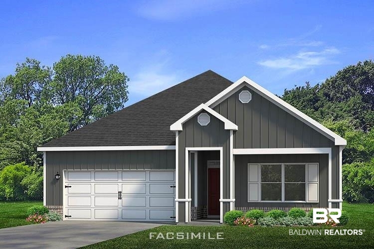 122 Preston Way Gulf Shores, AL 36542 - Photo 1 of 21 View of front of house featuring a garage