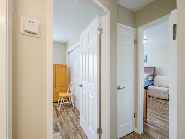 a view of a porch with a yard