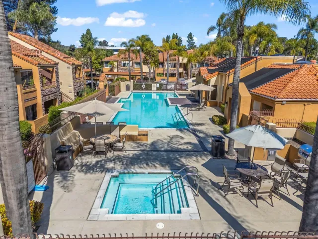 a view of a city with tall buildings