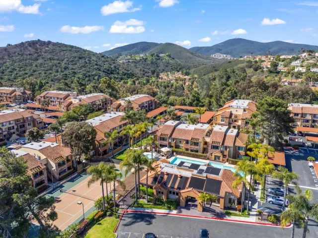 a view of a city that has tall buildings