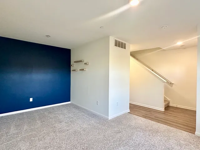 a view of an empty room