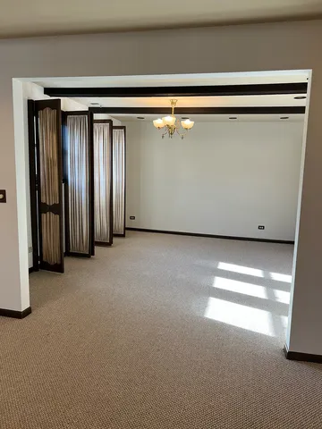 a view of an empty room