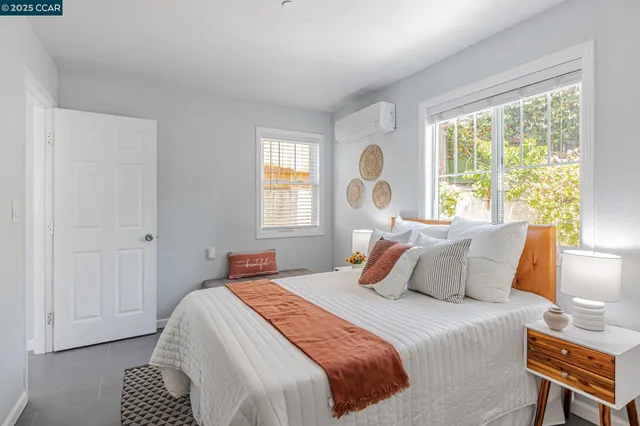 view of a potted plant next to a bathroom