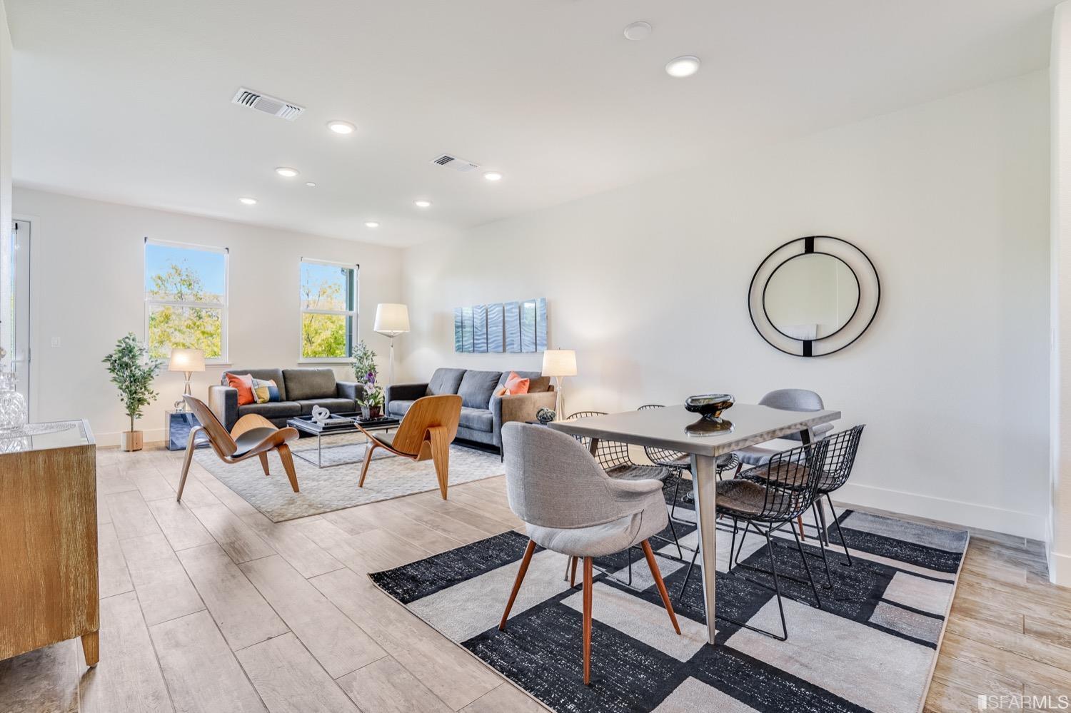 471 Mitchell Avenue Alameda, CA 94501 - Photo 17 of 50 a living room with furniture and wooden floor