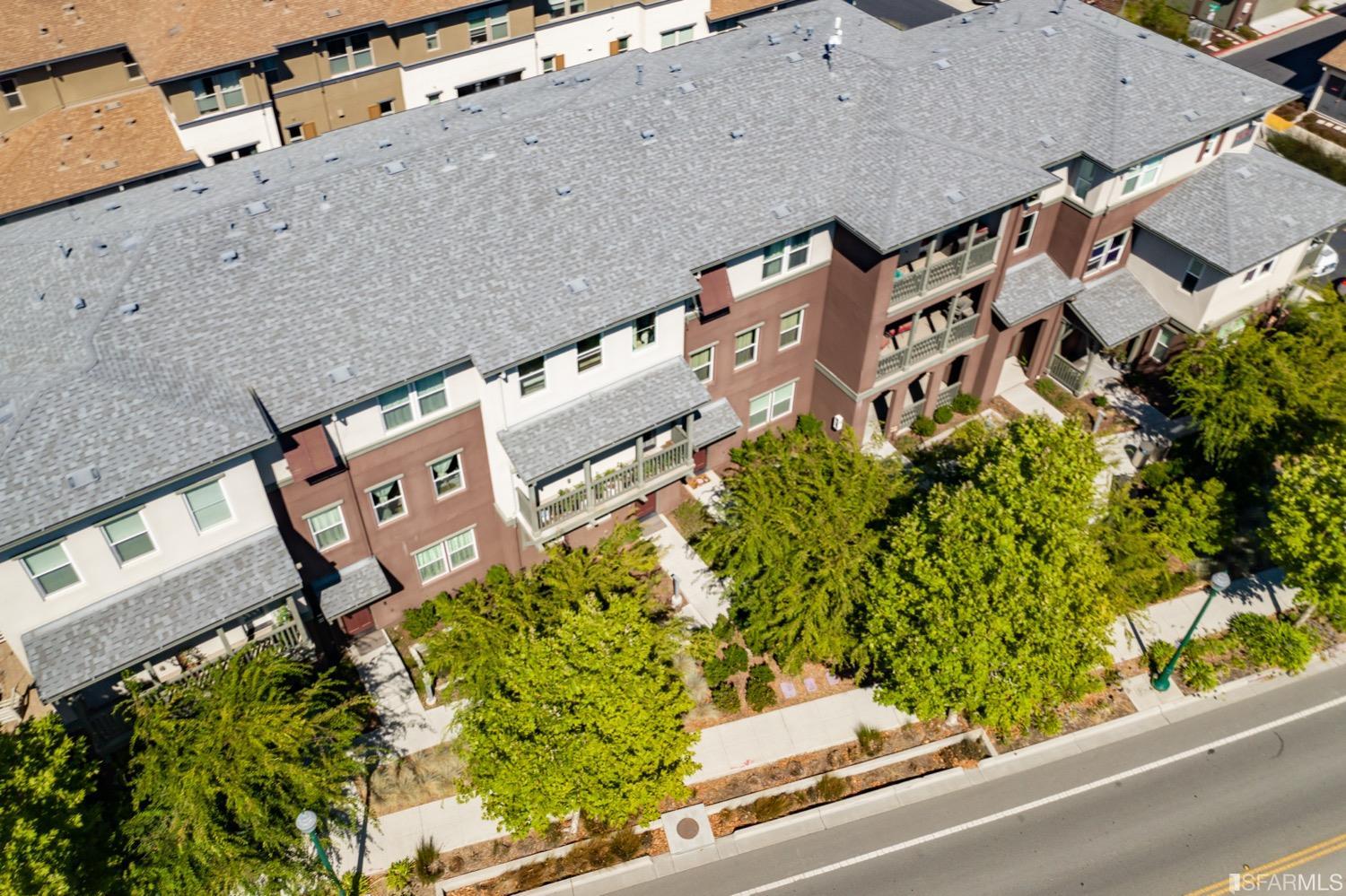 471 Mitchell Avenue Alameda, CA 94501 - Photo 43 of 50 an aerial view of a house with a yard and garden