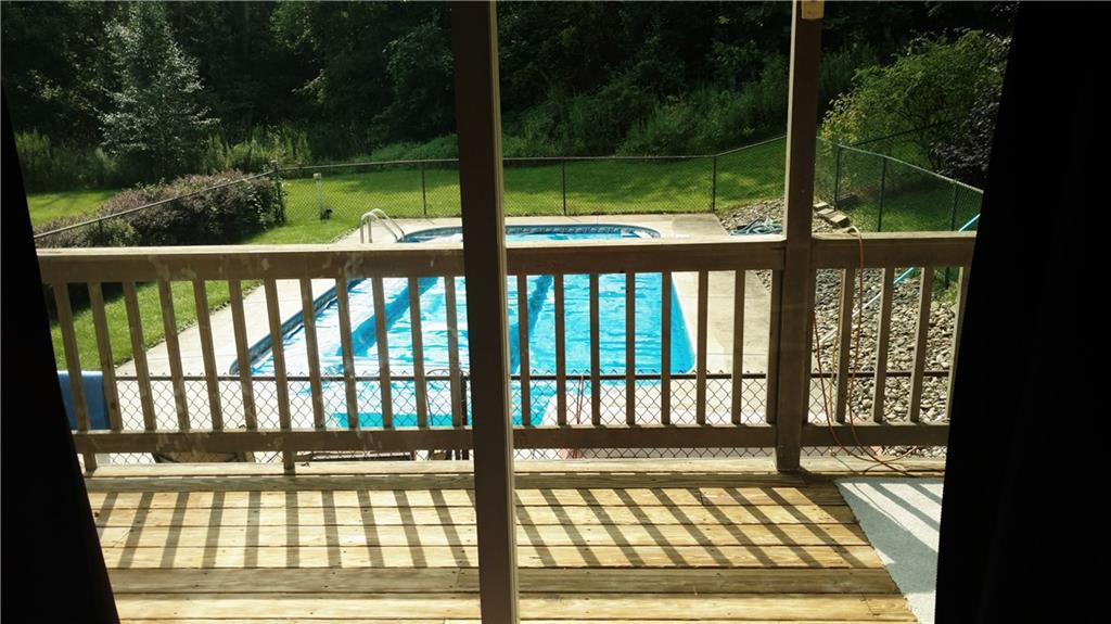 215 Thomas Road Peters Township, PA 15317 - Photo 20 of 24 view of the pool from the master bedroom