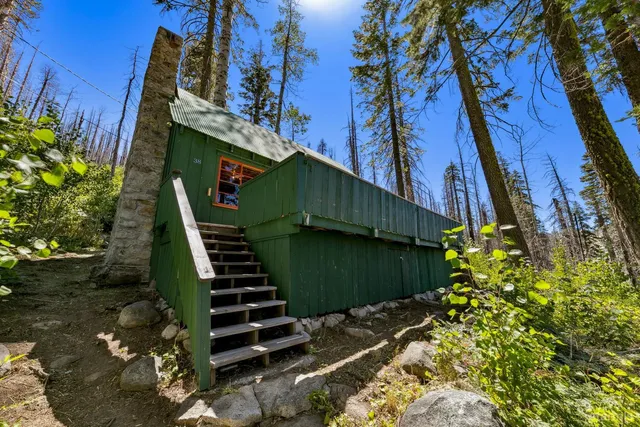 a view of outdoor space and deck