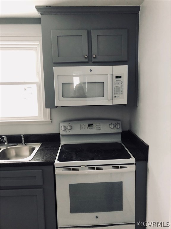 550 Riverview Road Colonial Heights, VA 23834 - Photo 19 of 26 a kitchen with a stove and a microwave
