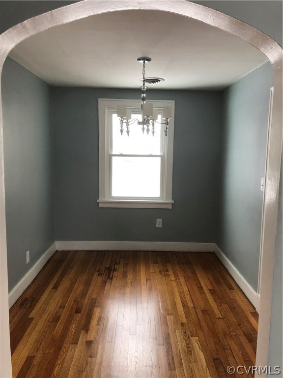 550 Riverview Road Colonial Heights, VA 23834 - Photo 24 of 26 a view of empty room with wooden floor and fan