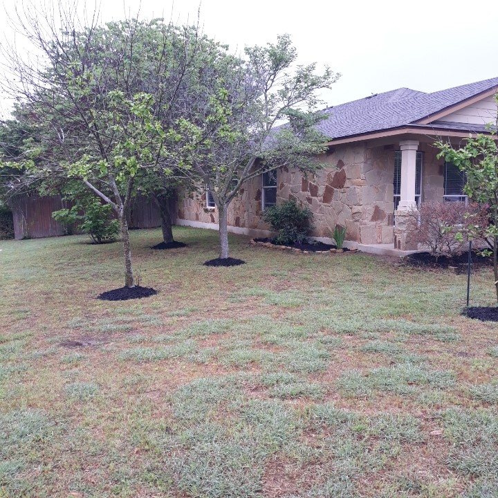 229 Killian Loop Hutto, TX 78634 - Photo 22 of 28 a backyard of a house with lots of green space