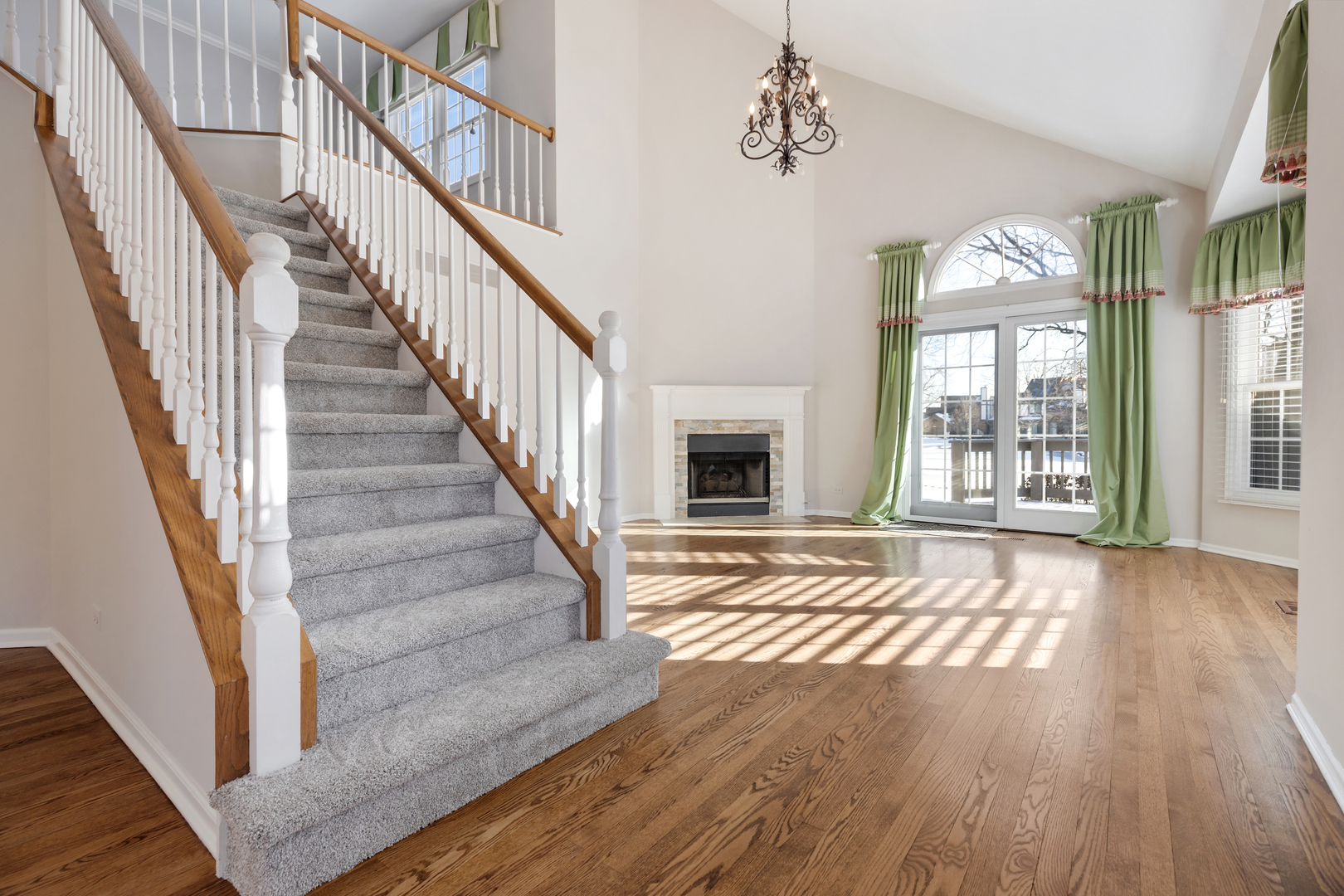 14707 Hollow Tree Road Orland Park, IL 60462 - Photo 10 of 47 a view of staircase with wooden floor and staircase