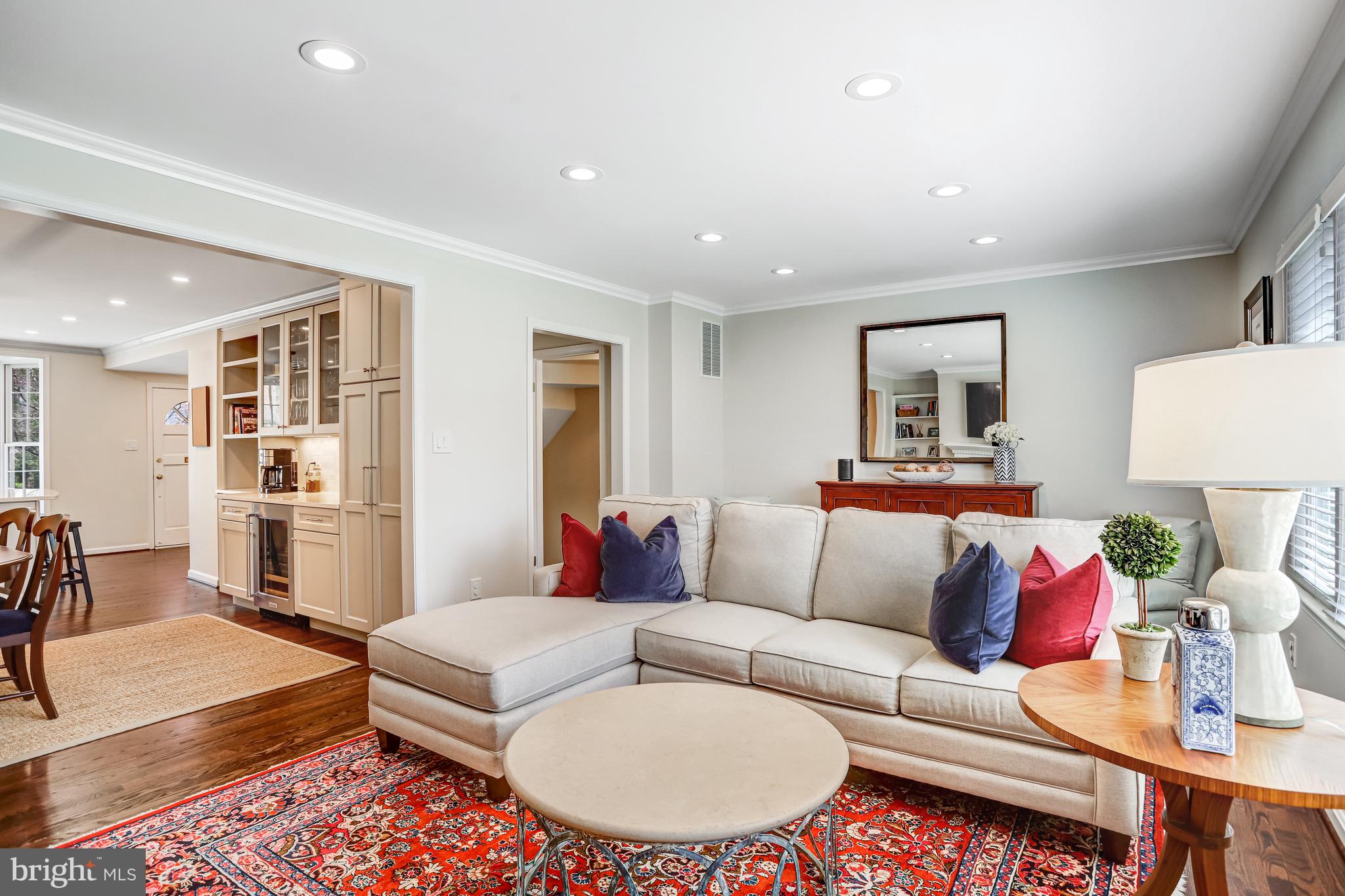 6737 Baron Road McLean, VA 22101 - Photo 14 of 36 a living room with furniture and a table