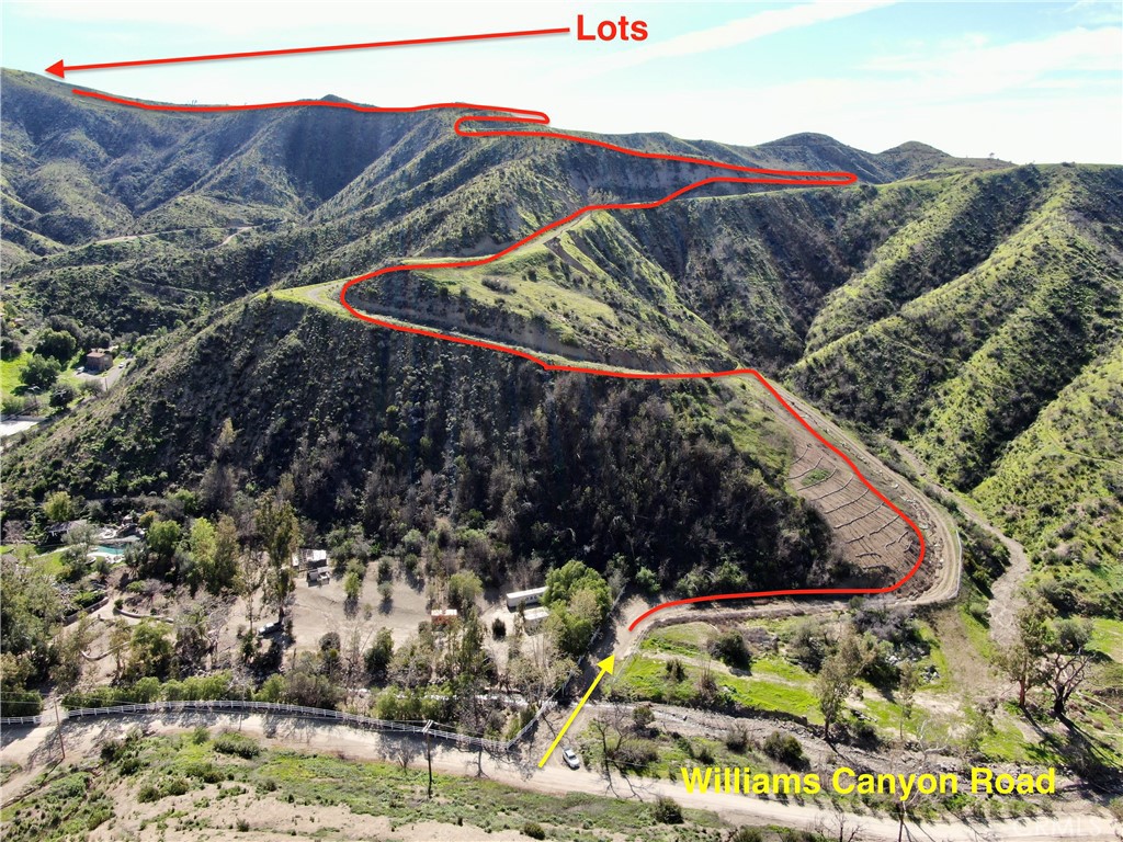 9 Williams Canyon Road Silverado, CA 92676 - Photo 11 of 12 a view of a back yard of the green and red building