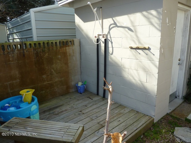 1501 First Street Neptune Beach, FL 32266 - Photo 16 of 16 Outdoor shower w/ hot & cold water
