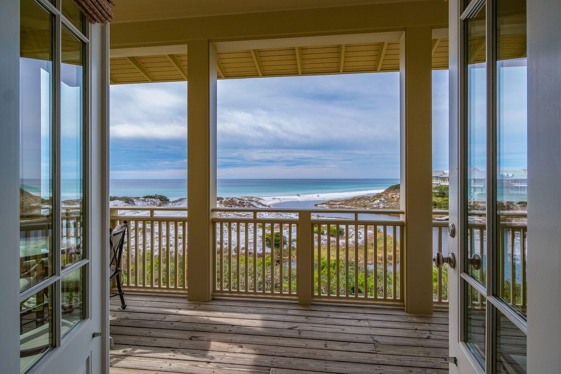 244 West Bermuda Drive Santa Rosa Beach, FL 32459 - Photo 16 of 66 a view of a balcony with wooden floor
