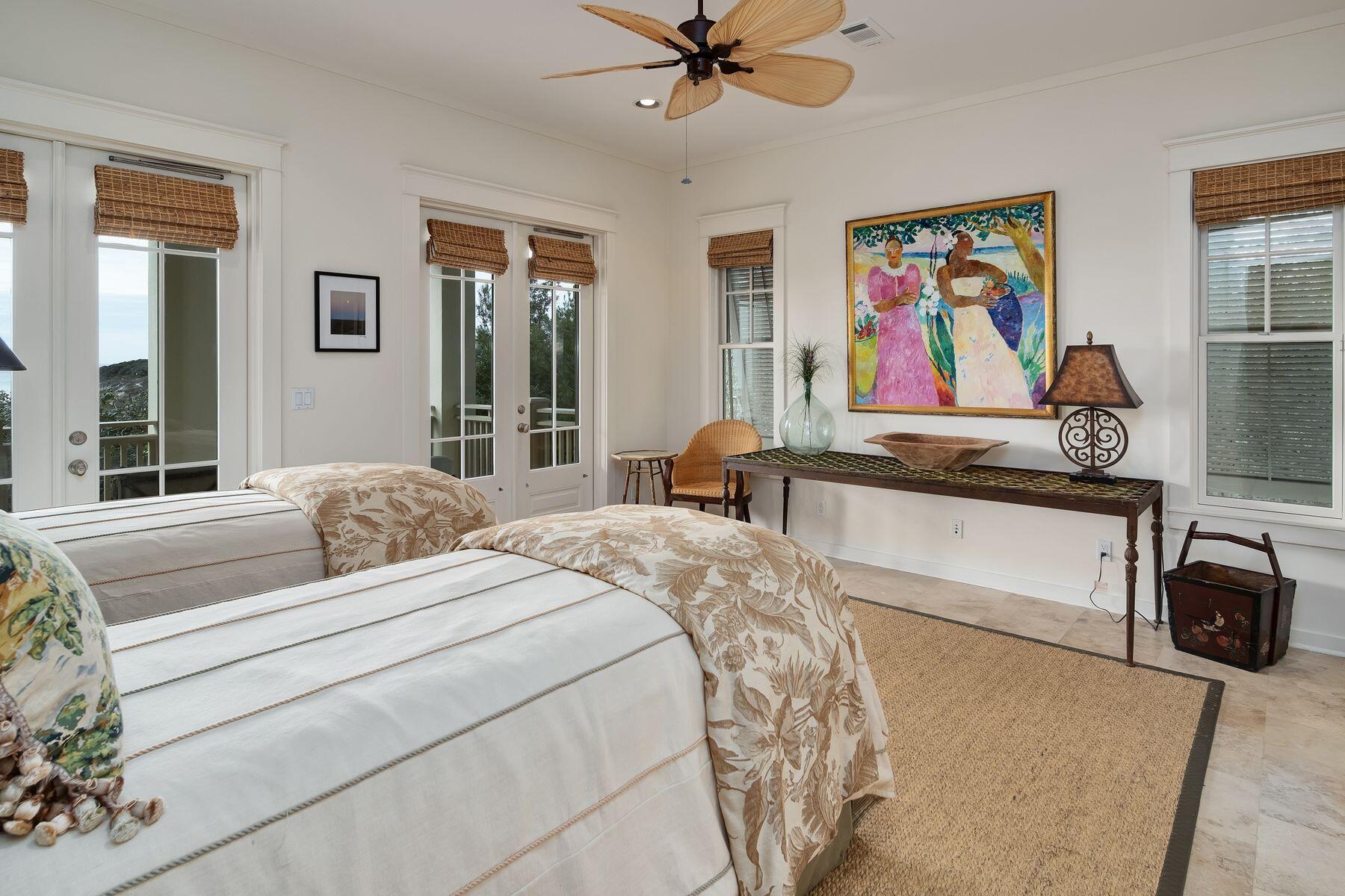 244 West Bermuda Drive Santa Rosa Beach, FL 32459 - Photo 39 of 66 a bedroom with a bed and a window