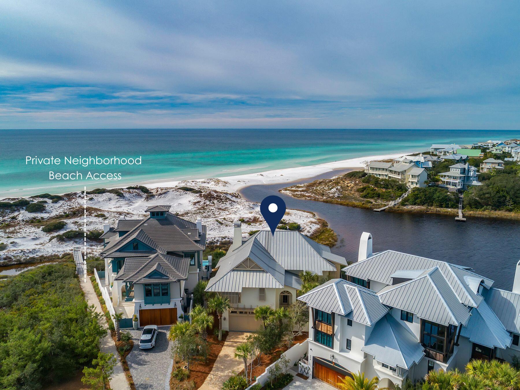 244 West Bermuda Drive Santa Rosa Beach, FL 32459 - Photo 4 of 66 an aerial view of multiple house