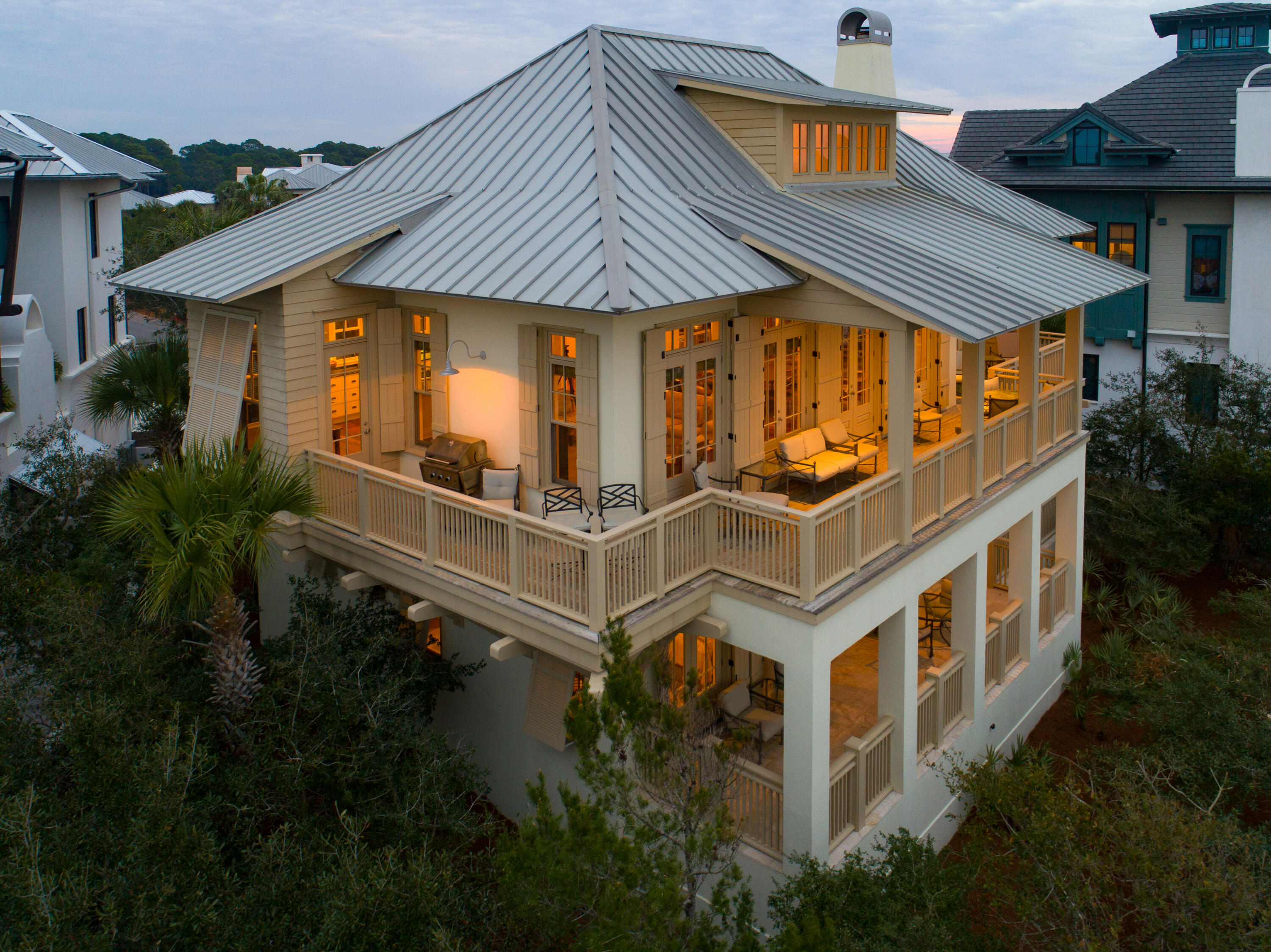 244 West Bermuda Drive Santa Rosa Beach, FL 32459 - Photo 51 of 66 an aerial view of a house with balcony