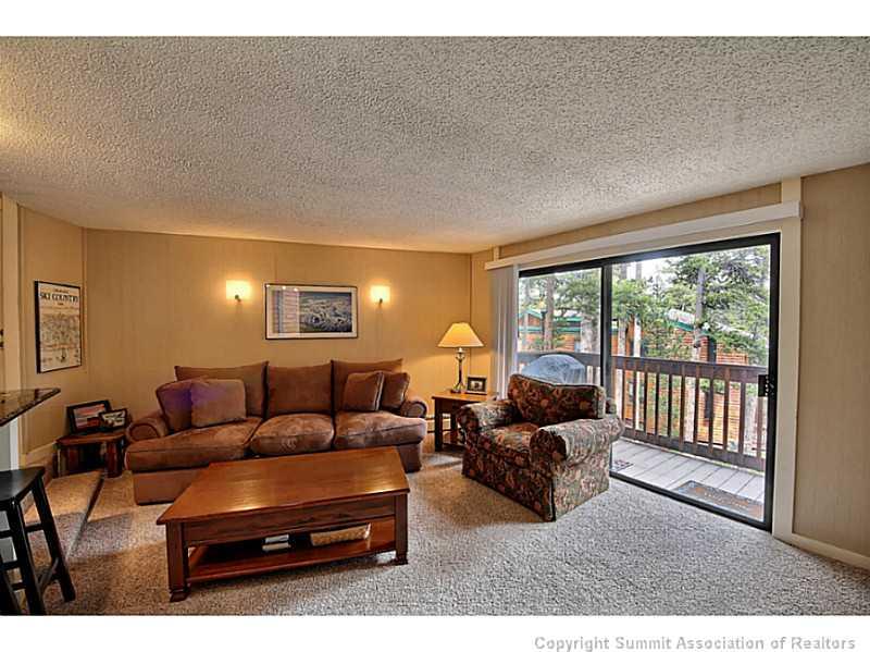 1100 Ski Hill Road, Unit 36 Breckenridge, CO 80424 - Photo 8 of 17 a living room with furniture and a large window