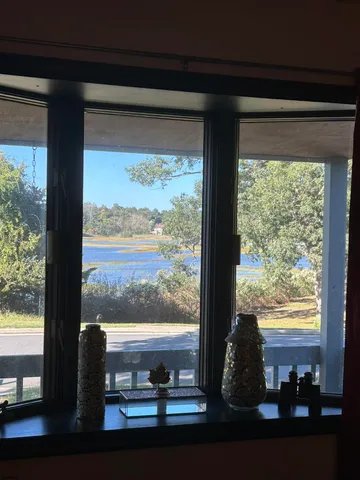 a view of sky from window