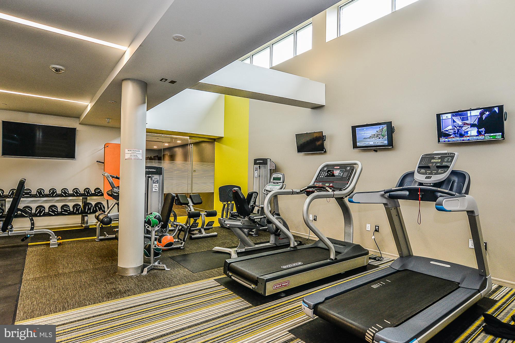 8350 Greensboro Drive, Unit 517 McLean, VA 22102 - Photo 23 of 35 a view of a room with gym equipment