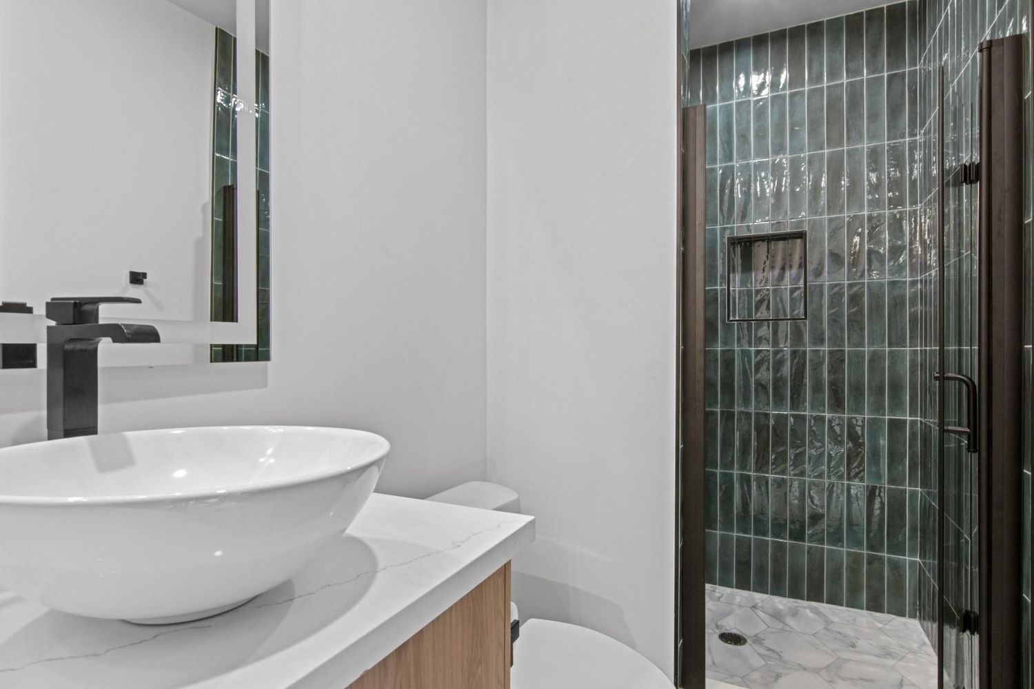 4805 Paula Houston, TX 77033 - Photo 29 of 44 a bathroom with a sink toilet and shower