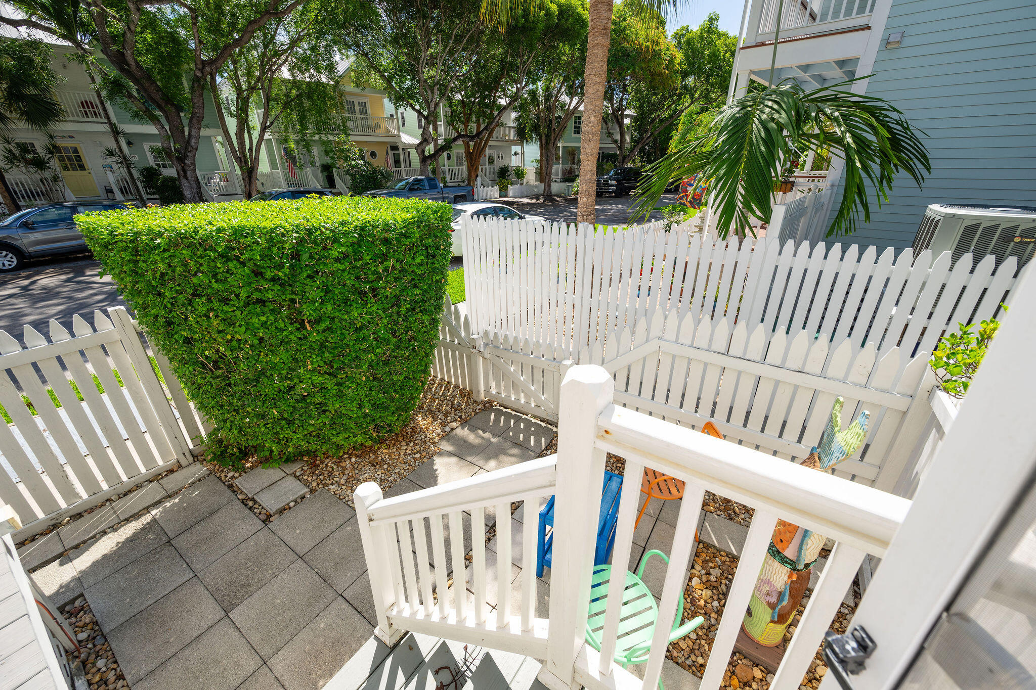 1 Spoonbill Way Key West, FL 33040 - Photo 11 of 38 a view of deck with a white fence and wooden fence