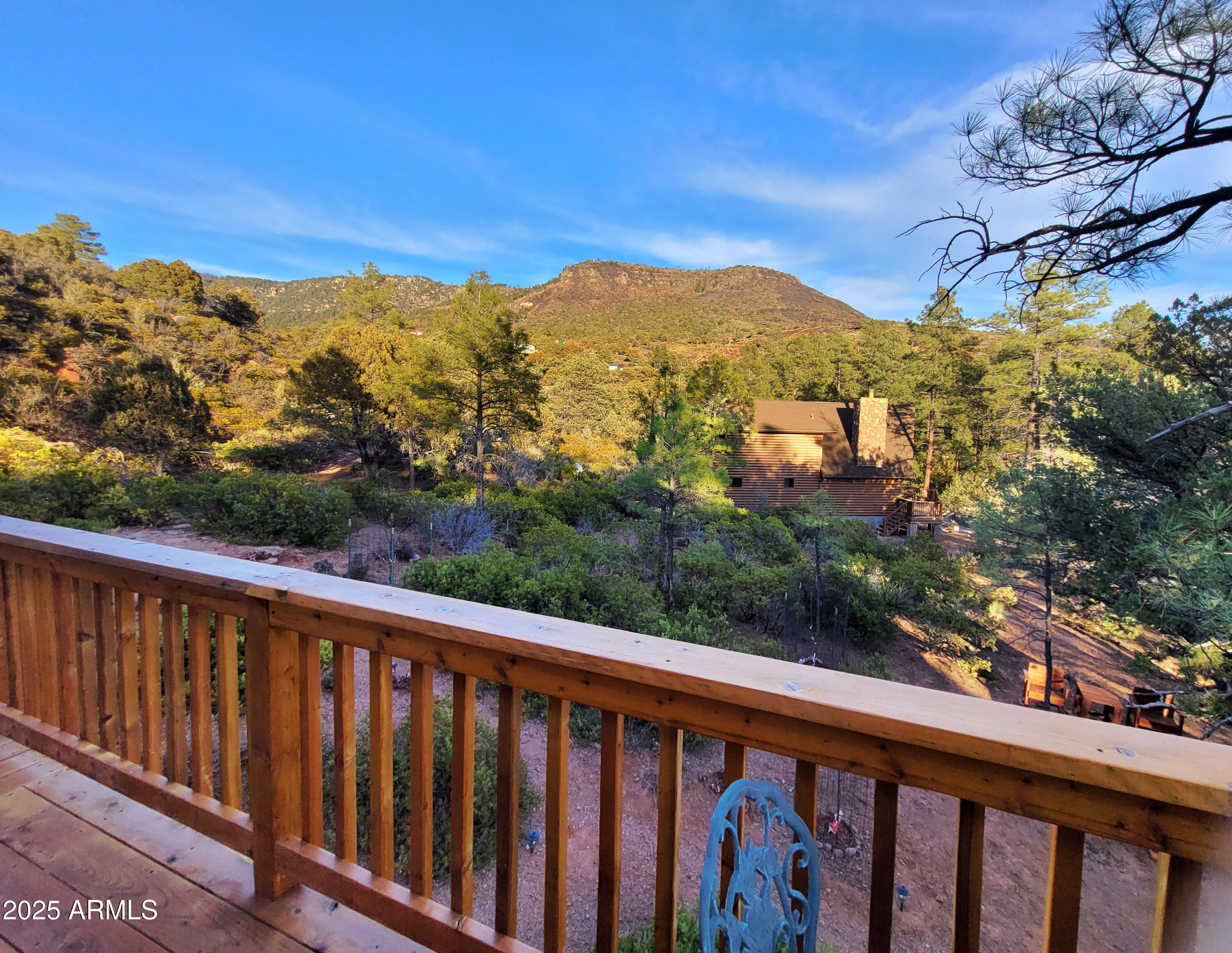5579 Solitude Trail Loop Pine, AZ 85544 - Photo 5 of 50 a view of a mountain from a balcony