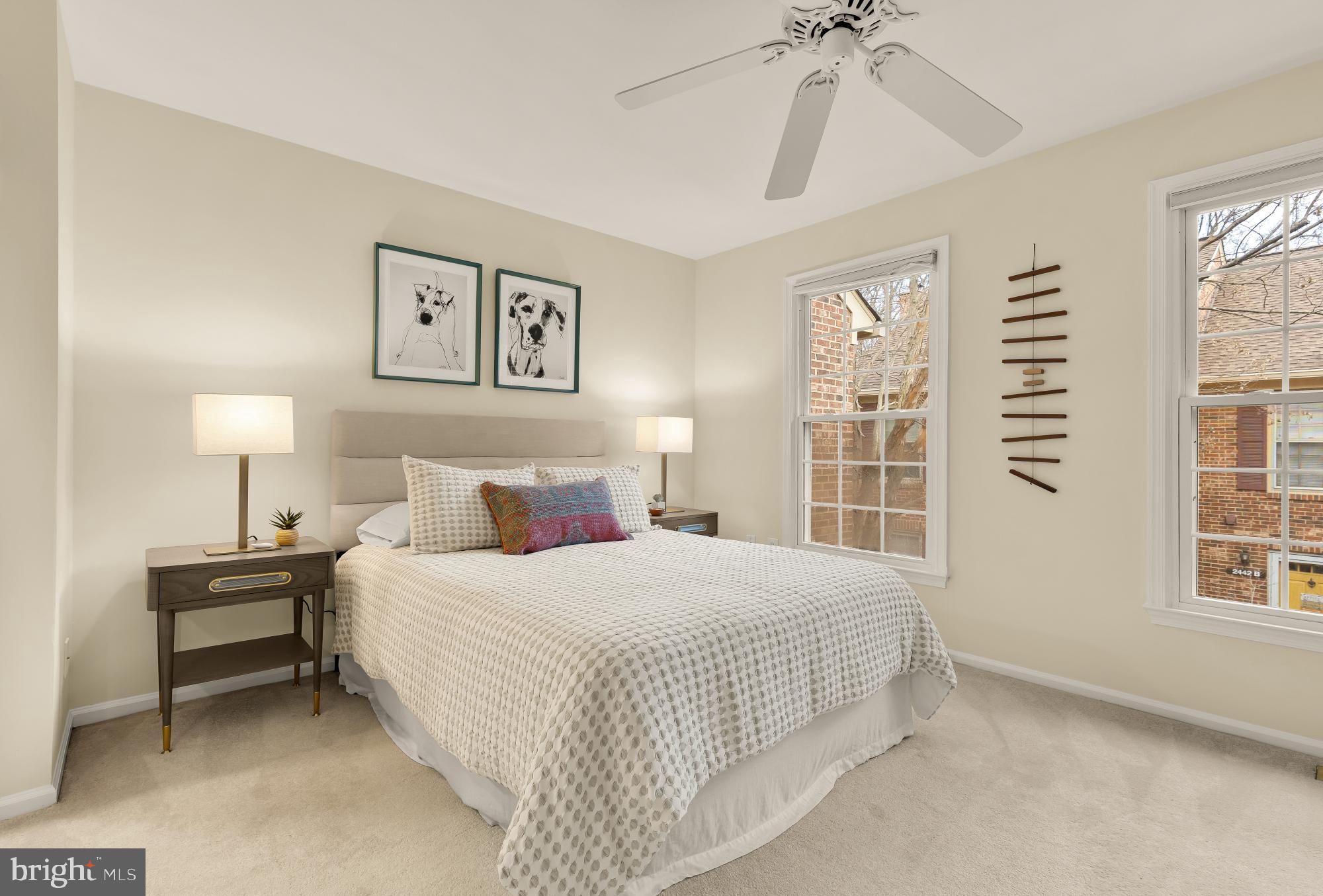 2446 South Walter Reed Drive, Unit B Arlington, VA 22206 - Photo 12 of 26 Spacious primary suite with great light