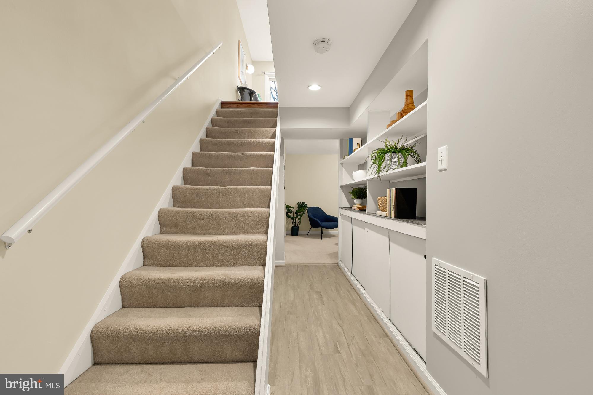 2446 South Walter Reed Drive, Unit B Arlington, VA 22206 - Photo 19 of 26 Basement hall with ample storage