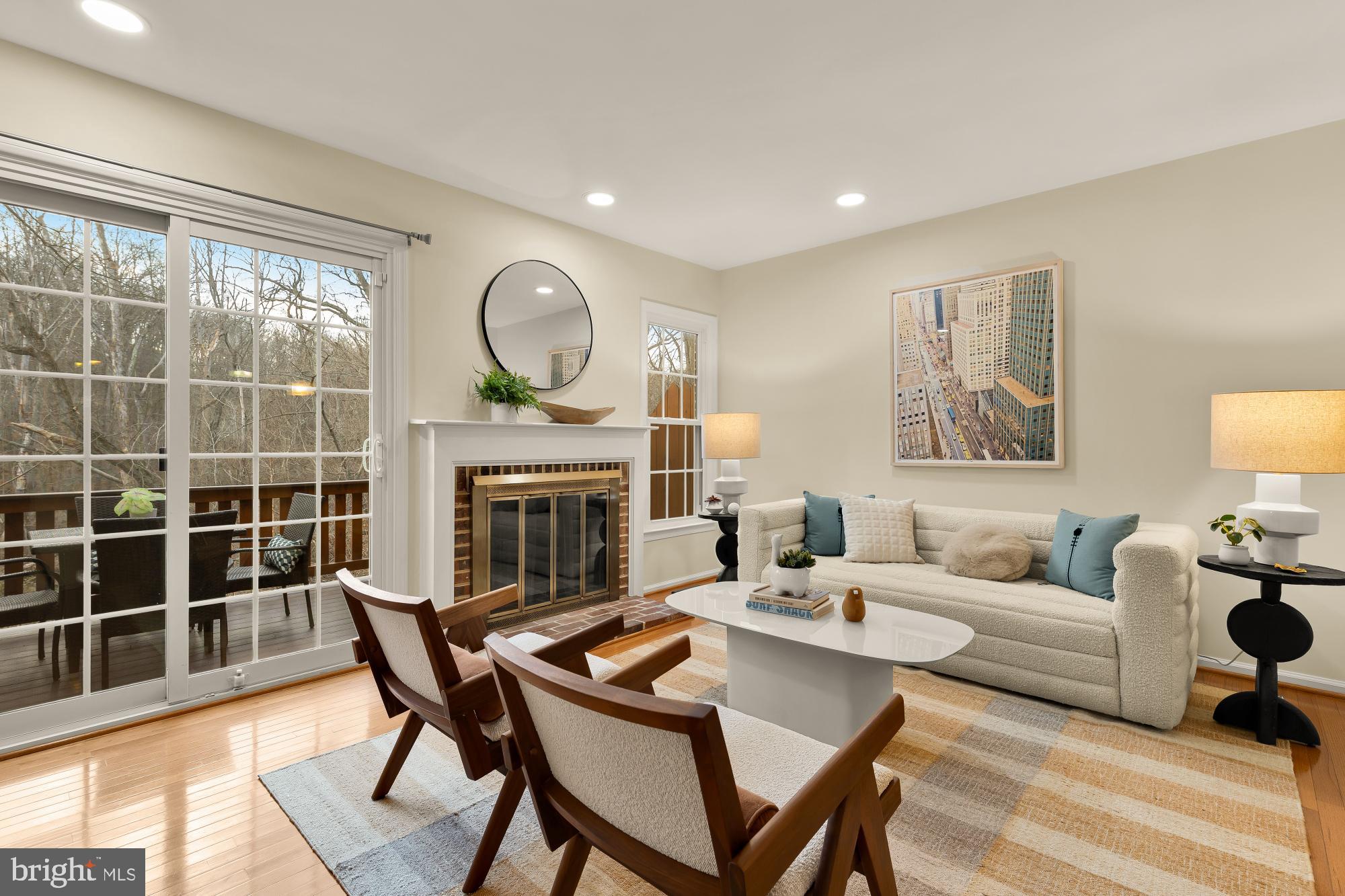 2446 South Walter Reed Drive, Unit B Arlington, VA 22206 - Photo 2 of 26 Bright living space with views of nature