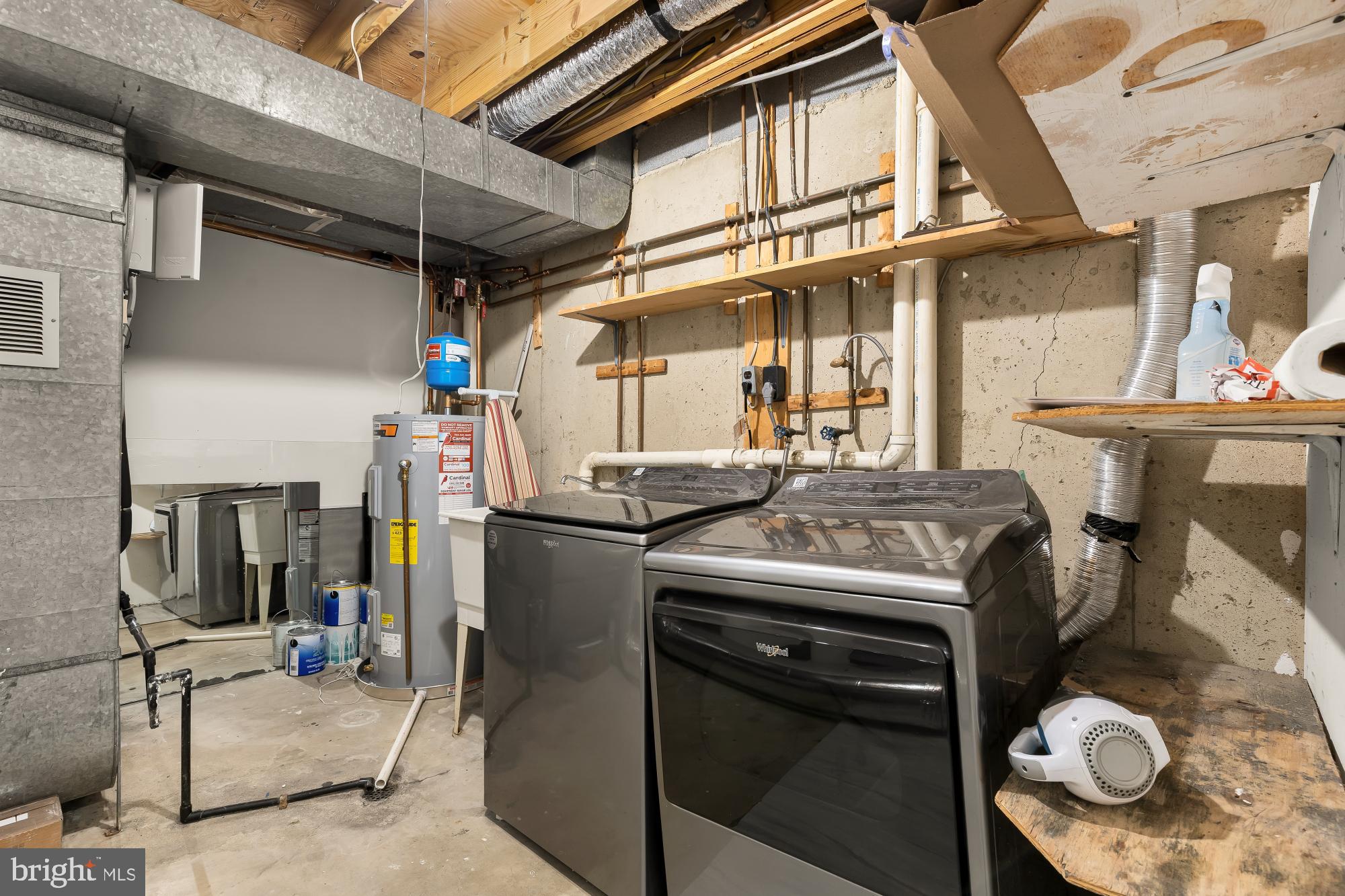 2446 South Walter Reed Drive, Unit B Arlington, VA 22206 - Photo 23 of 26 Functional laundry space with ample storage.