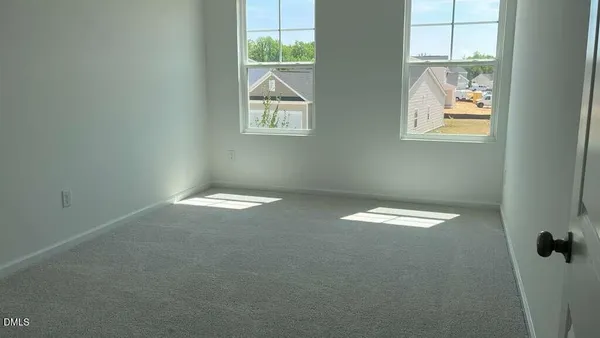 a close view of a closet