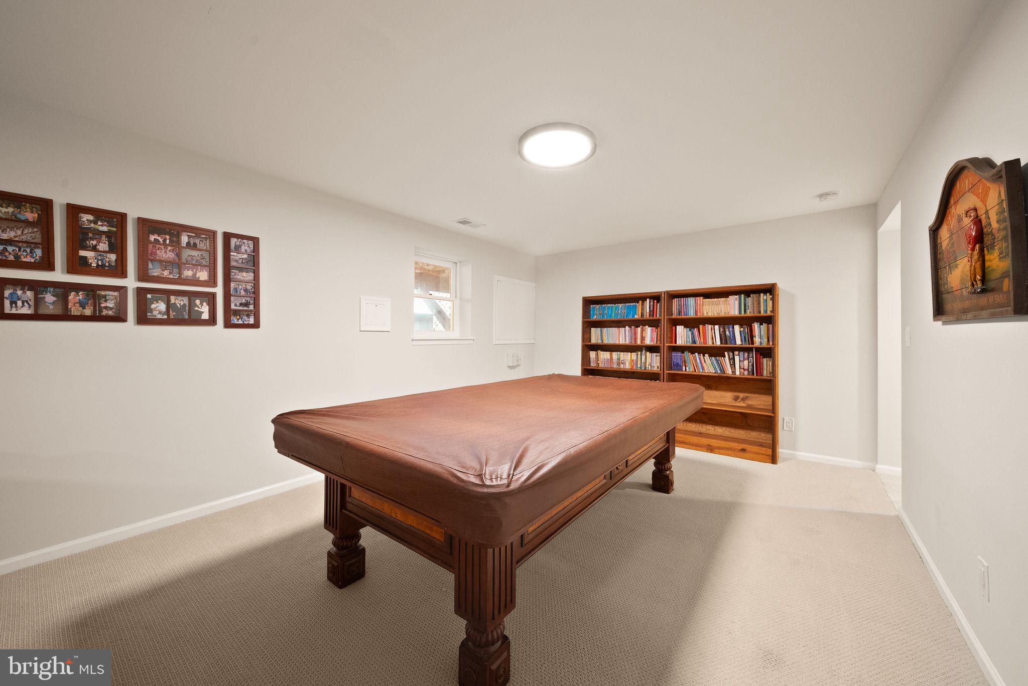 1716 Besley Road Vienna, VA 22182 - Photo 34 of 48 Basement rec room. Space for separate game area