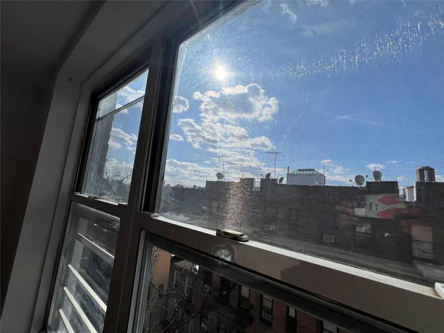 a view of sky from window